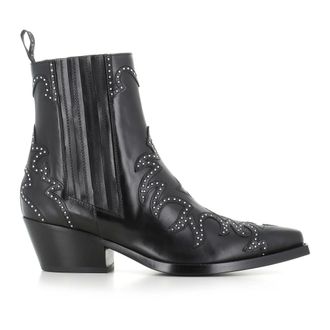 Sartore Sartore, Schoenen, Dames, Zwart, 37 EU, Leer, Texan Boot