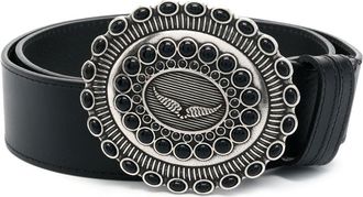 Zadig&Voltaire Santa Fe leather belt - women - Calf Leather - 3 - Black