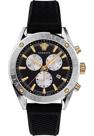 Versace VEHB00119 Mens V Chrono Watch - Silver - One Size