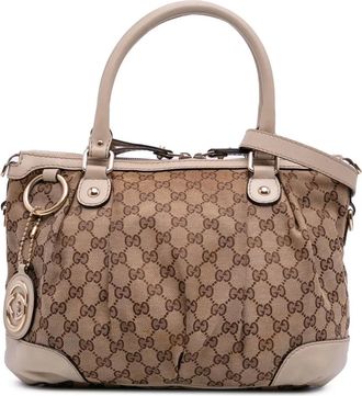 Gucci Borsa a tracolla Sukey in tela GG 2016-2025 - Marrone