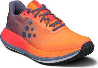 Craft Pacer 2 Running Shoe in Orange/Grey at Nordstrom, Size 9.5