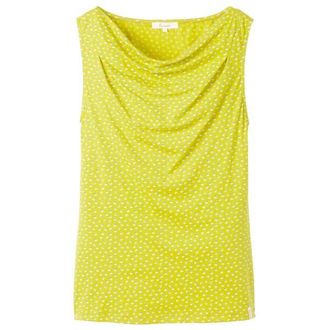 Tranquillo Top mit Wassserfallausschnitt Top f&uuml;r Damen | gelb