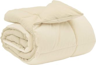 vidaXL Edred&oacute;n De Invierno 135 X 200 Cm Invierno Crema Transpirable Vidaxl