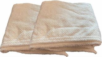 Trade Shop Trade Shop - Coppia Di Asciugamani Telo Doccia In Tessuto Morbido Asciugamani Bagno 90x150 Cm - Blanco