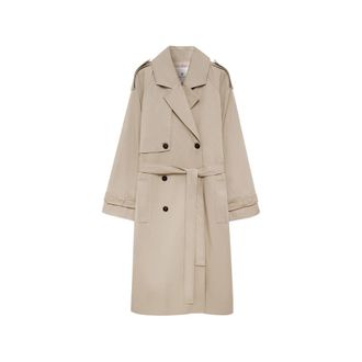Anine Bing Maxi Double-breasted Trench