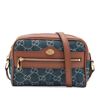 Gucci Pre-owned Gucci Mini GG Denim Ophidia Crossbody Ladies NVUY04VSP1SB6XEN