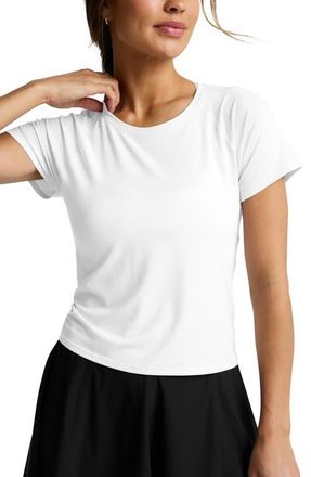Beyond Yoga Breezeweight Active T-Shirt in White at Nordstrom, Size X-Large