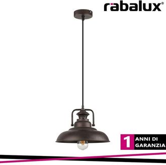 Rabalux Kyle, Industrial Style Dark Brown Pendant
