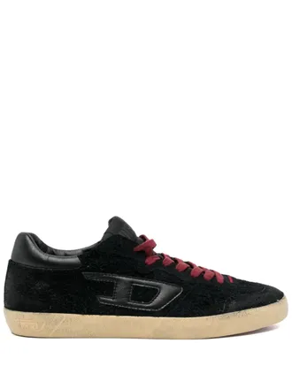 Diesel S-Leroji gerafelde sneakers - Rood