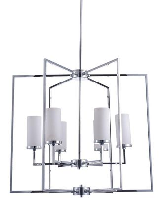 Pasargad Home Bliss Riva Chrome Chandelier