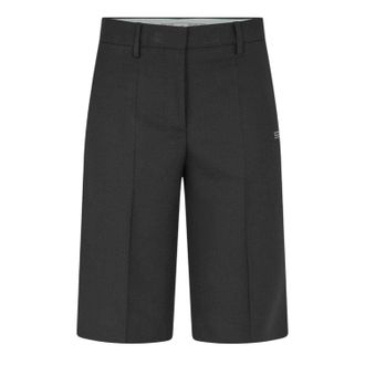 Off-white Off White Dames/Dames Denim Effen Korte Broek (Zwart, Wit)