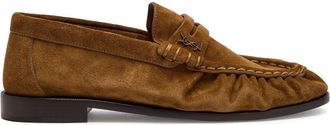 Saint Laurent Le Loafer 15 Suede Loafers - Tan - 38 (IT38 / UK5)