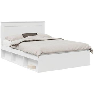 vidaXL Estructura De Cama 140 X 190 Cm Madera De Pino Macizo Vidaxl