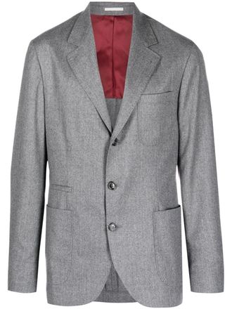 Brunello Cucinelli Blazer monopetto - Grigio