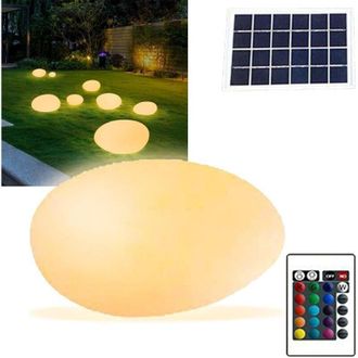 OEM 1 L&aacute;mpara Solar Para Exteriores, Luz Solar Para Jard&iacute;n Con Control Remoto, Bola De Luz Impermeable Ajustable Con 16 Colores Rgb, Balc&oacute;n, Fiesta [clase