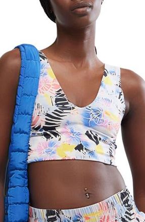 Free People FP Movement Printed Never Better Sports Bra in Mystic Floral Combo at Nordstrom Rack, Size X-Small