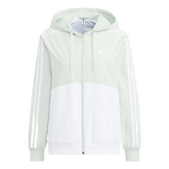 adidas (WMNS) adidas Essentials Woven Jacket Asia Sizing White HM2000