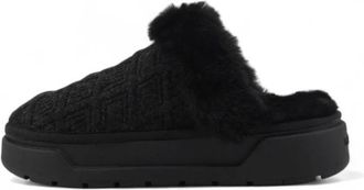 Guess Unika Slide - Dames - Pantoffels - Zwart - 39 EU - Leer - Schoenen