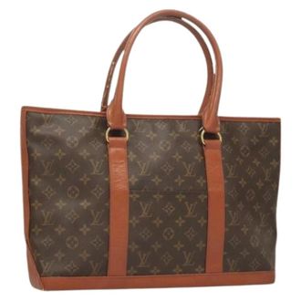 Louis Vuitton Pre-owned Tote Bags, female, Brown, Size: ONE SIZE Pre-owned Vintage Monogram Tote Bag
