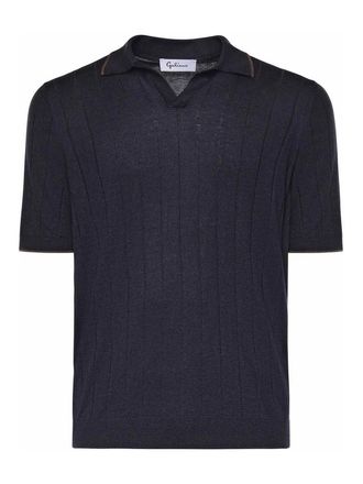 Giuliano Galiano Silk Polo