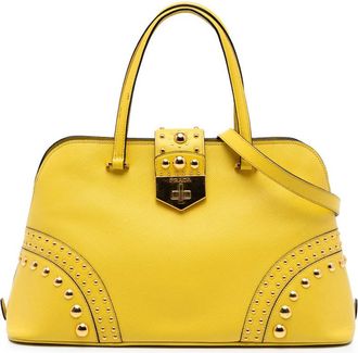 Prada Pre-owned Prada Studded Saffiano Cuir Promenade Satchel Ladies ETNHTZ8K2WIJWV2A