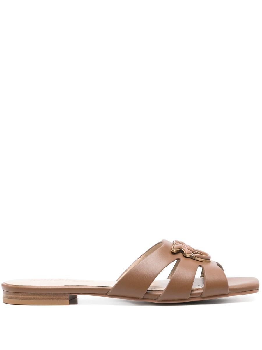 Pinko Leather Sandals − Sale: up to −80% | Stylight