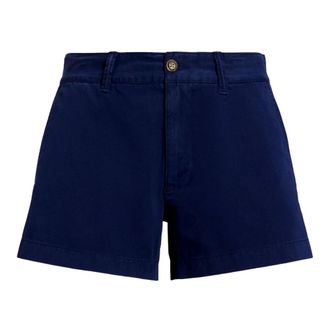 Ralph Lauren Short Shorts, female, Blue, Size: 2XS Cotton Chino Shorts