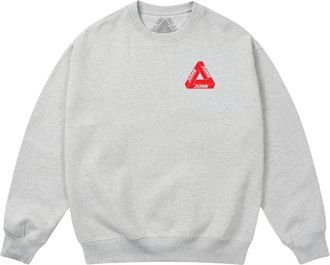 Palace Felpa girocollo Fukuoka Tri-Ferg - Grigio