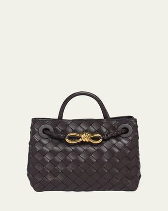 Bottega Veneta Andiamo Mini Leather Top-Handle Bag