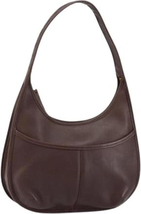 Coach Pre-owned Leren Schoudertas - Dames - Vintage Schoudertas - Bruin - ONE Size - Leer - Vintage