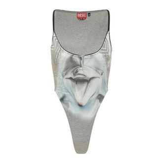 Diesel Body, female, Gray, Size: XS Sleeveless Top