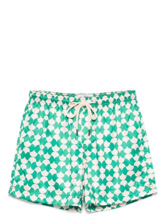 Peninsula Zwembroek met grafische print - Groen