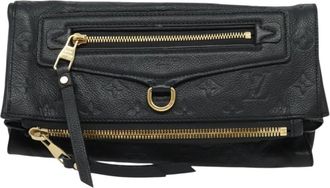 Louis Vuitton Petillante Black Leather Clutch Bag (Pre-Owned)