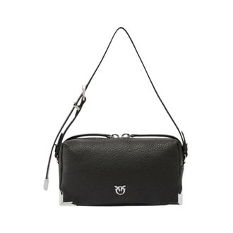 Pinko Pinko, Dames, Tassen, Zwart, Maat: ONE Size Katoen
