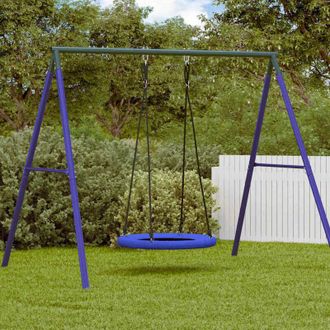vidaXL Columpio Nido Azul 100 X 100 X 180 Cm Vidaxl