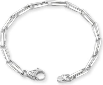 Pompeii3 Mens 14k Gold (23gram) or Platinum (38gram) 4.5mm Link Bracelet 8.5