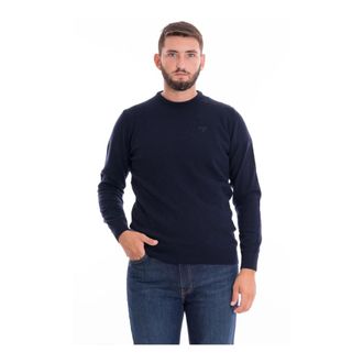 Barbour Heren, Truien, Blauw, Maat: S Wol