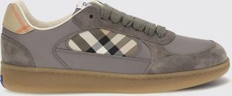 Burberry Sneakers Terrace in pelle e suede con motivo Vintage Check