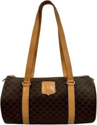 Celine Pre-owned Shoulder Bags, female, Brown, Size: ONE SIZE Pre-owned Vintage Shoulder Bag