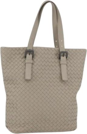 Bottega Veneta Pre-owned Tote Bags, female, Beige, Size: ONE SIZE Pre-owned Vintage Tote Bag