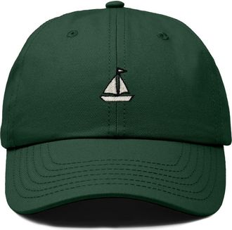 Dalix Sail Dad Cap in Dark Green at Nordstrom