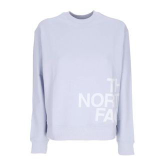 The North Face Lichtgewicht Crewneck Sweatshirt - Dames - Sportshirts - Blauw - XS - Katoen - Fitness