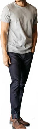 HIROSHI KATO The Scissors Slim Tapered Jeans In Indigo Black Raw