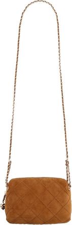 Tory Burch Womens Fleming Bag Brown Leather Shoulder