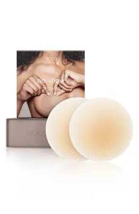 Nood No-Show Grippies Reusable Round Nipple Covers in No. 3 Buff at Nordstrom, Size 4