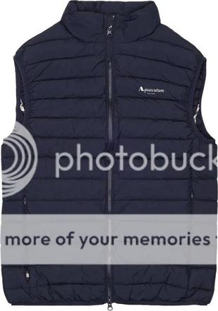Aquascutum Vest 100gsm - Heren - Bodywarmers - Blauw - 2XL - Leer - Jassen