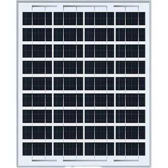 OEM Panel Solar, 20w, 18v, 350x550 Mm, Negro