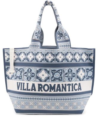 Alemais Villa Romantica Jacquard Maxi Tote