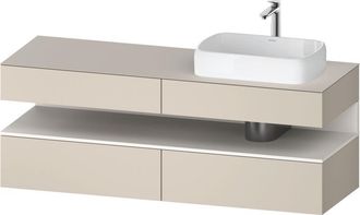 Duravit Qatego Consola Mueble Bajo Lavabo, 2 Extensiones, 2 - Duravit