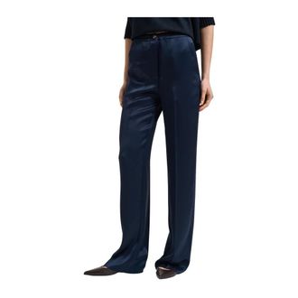 Liviana Conti Jared Trousers - female - Liviana Conti - Straight Trousers - Blue - XS - Trousers